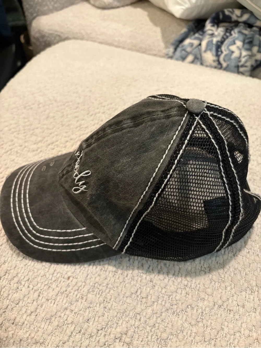 David and Young “Homebody” Trucker Distressed Hat
